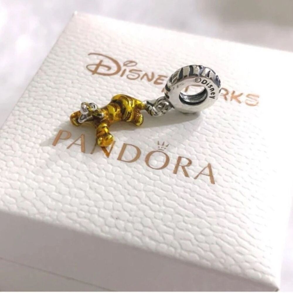 Pandora x Disney Winnie the Pooh Tigger Dangle Charm 792213CO1 - Picture 4 of 12